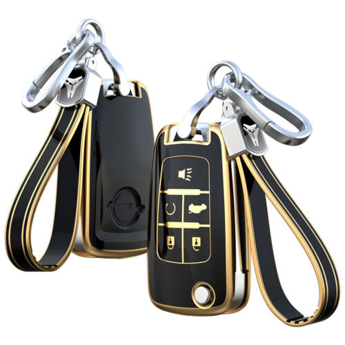5 Button Car Remote Key Fob Cover Case TPU For Chevrolet Cruze Equinox 2010-2019 - Foto 11 di 15