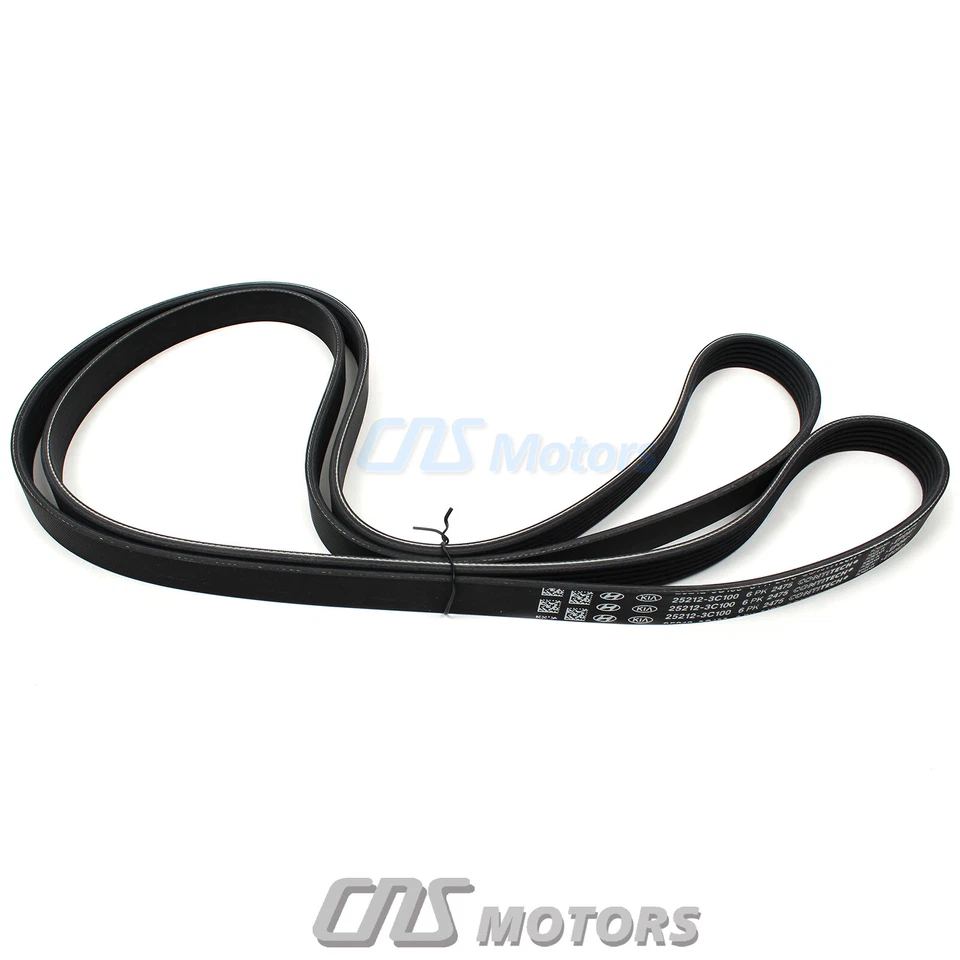 ⭐GENUINE⭐ V-Belt for 06-14 Azera Genesis Coupe Santa Fe Sonata Sedona Sorento V6 Foto 2 de 4