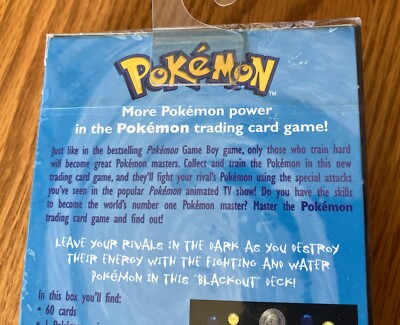 Wizards of the Coast 1999 Pokemon Overgrowth Theme Deck for sale