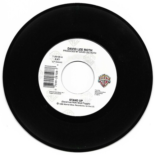 ROTH, David Lee (Stand Up) Warner Bros. 7-28108 = MINT + MINT picture sleeve! - Picture 3 of 4