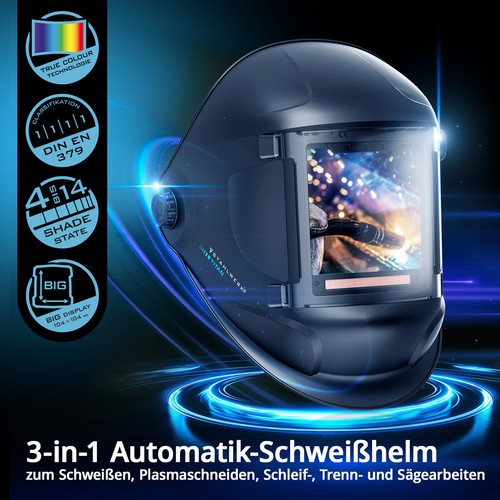 STAHLWERK Automatik Schweißhelm TITAN Schweißschild Schweißermaske 1/1/1/1 - Bild 4 von 11