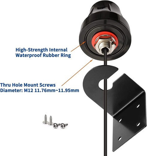 4G LTE SMA Male Antenna Waterproof Fixed Bracket Wall Mount for Security Camera - Picture 5 of 13
