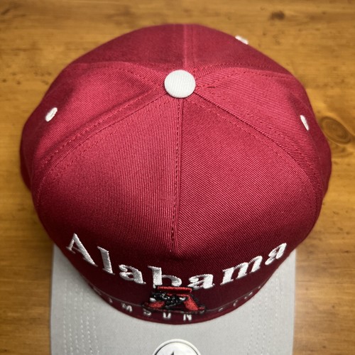 Alabama Crimson Tide NCAA '47 Brand Throwback Red Hitch Adjustable Snapback Hat - Picture 5 of 7