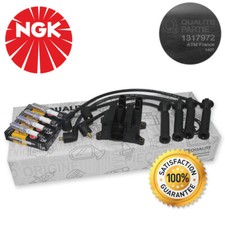 4x NGK Z&Uuml;NDKERZEN Z&Uuml;NDKABELSATZ Z&Uuml;NDSPULE F&Uuml;R FORD FIESTA IV 4 V 5 FOCUS FUSION