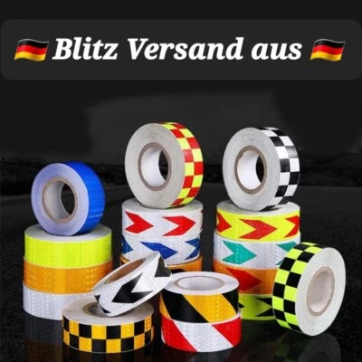 30cm Reflektorband reflektierendes Klebeband Folie Reflexfolie Warn Aufkleber