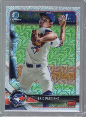 2018 Bowman Chrome Prospects Mega Box Mojo Refractor Eric Pardinho #BCP110
