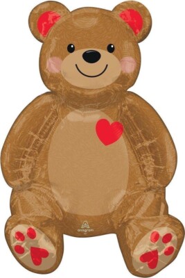 Anagramm: Multi Ballon sitzender Teddy A7 A75 Sv -