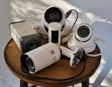 5 Smart Security Cameras - FOR PARTS AS IS - Ring, Reolink, PTZOptics, DW, Luma