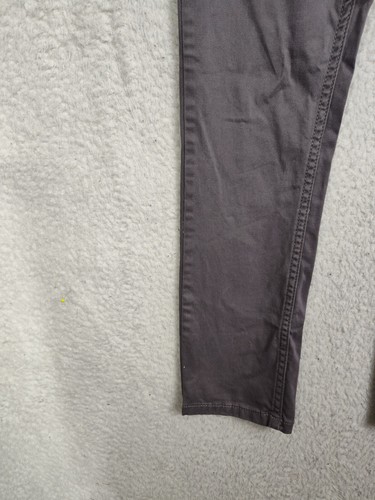 Levis 511 Men Pants 25x26 Gray Cotton Blend Slim Regular Fit Chino Trousers - Picture 4 of 21