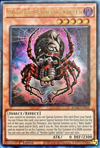 Carta Yu-Gi-Oh! Mother Spider Splitter (BLMR-EN044) - Ultra Rara, 1a Edizione - copertina