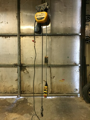 1/4Ton Ingersoll Rand 2Speed Chain Hoist 3ph 230/460vac w/1/2ton Trolley - Picture 5 of 5