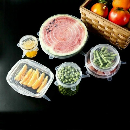 SET DA 12 COPERCHI IN SILICONE ESTENSIBILI DI DIVERSE DIMENSIONI MICROONDE FRIGO - Foto 9 di 9