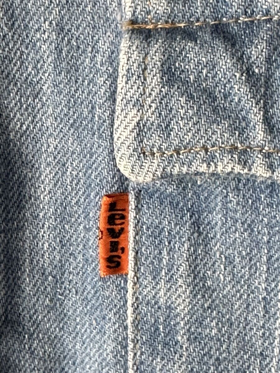 Vtg Levi's Orange Tab Metal Rivet Long Sleeve Denim Shirt Vtg Levi's Orange Tab Metal Rivet Long Sleeve Denim Shirt