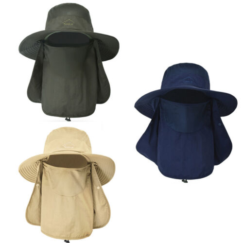 Sommer Außen Schnell Trocknend Sonnenschutz Kappe Fischer Hut UV Schutz Sonne 〒 - Bild 2 von 21