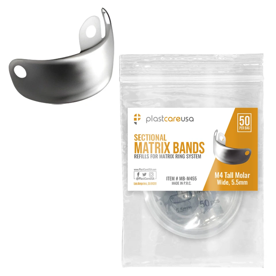 Dental Metal Matrices Sectional Molar Matrix Refill Soft Band (Choose Size/Qty) - Image 4 of 4