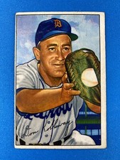 1952 Bowman Baseball Don Kolloway #91 Detroit Tigers MLB (BB232)