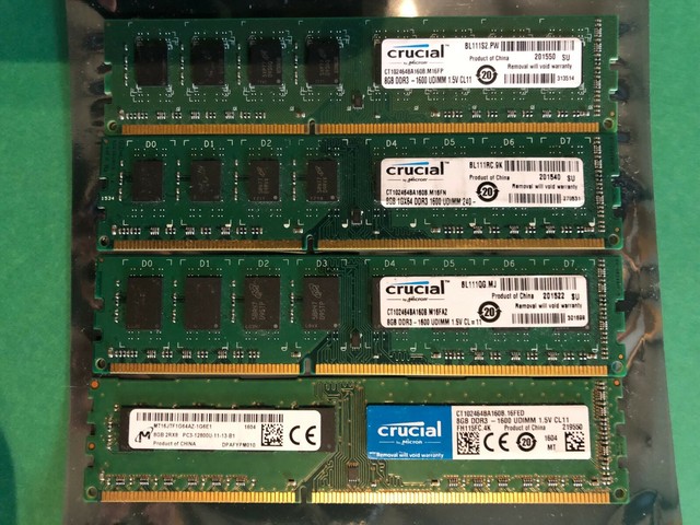 Crucial CT102464BA160B 8GB DDR3 1600MHz C11 Memory for sale online | eBay