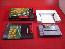 Super Tennis Super Nintendo Entertainment System 1991 COMPLETE w/Box manual L