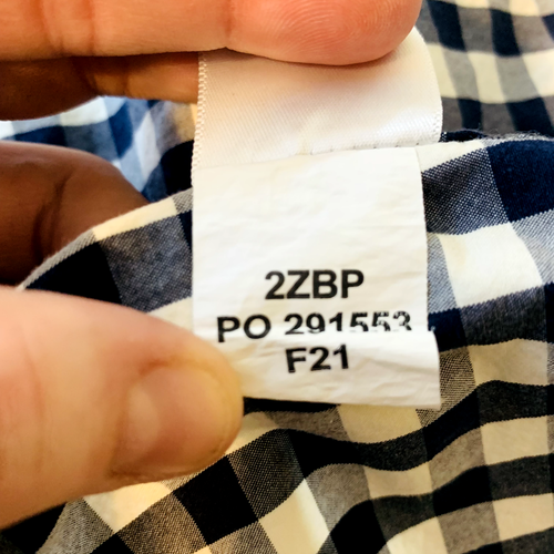Camicia Orvis uomo Heritage popeline vestibilità attiva manica lunga blu check taglia XL - Foto 9 di 11