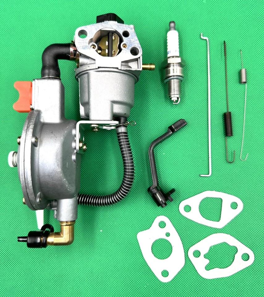Dual Fuel Propane Kit Carburetor For LPG Conversion Generator GX160