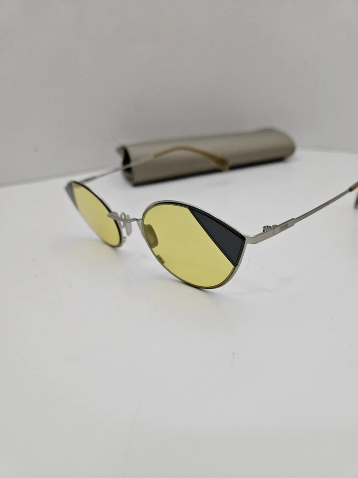 Gafas de sol Fendi ojo de gato FF0342/S B1ZHO dorado/beige 51 mm 8/10 Foto 2 de 4