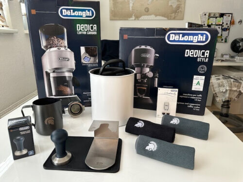 Set - DeLonghi Kaffeemaschine EC 685.BK - Kaffemühle KG 521.M - Barista Legends® - Bild 14 von 17