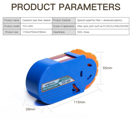 Fiber Optic Connector Cleaning Cassette Fiber Connector Cleaner FC/SC/LC/ST/MU - 第 8/10 張圖片