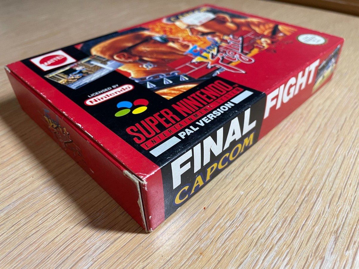 Final Fight - Super Nintendo SNES PAL Complete CIB Boxed Final Fight - Super Nintendo SNES PAL Complete CIB Boxed