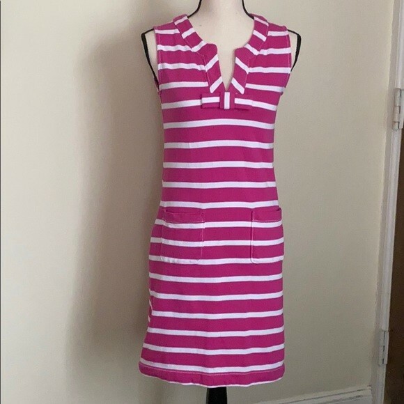 kate spade pink stripe dress Kate Spade Women's Striped Dress Pink White Size S