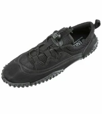 Easy USA Men's Laced Water Shoes Size 7 Black NEW
