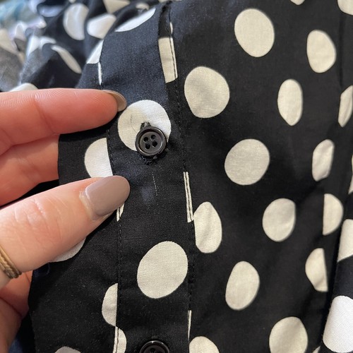 Mossman Black & White Off The Shoulder Short Sleeve Long Dress Tiered Hem s 8 - Picture 19 of 19