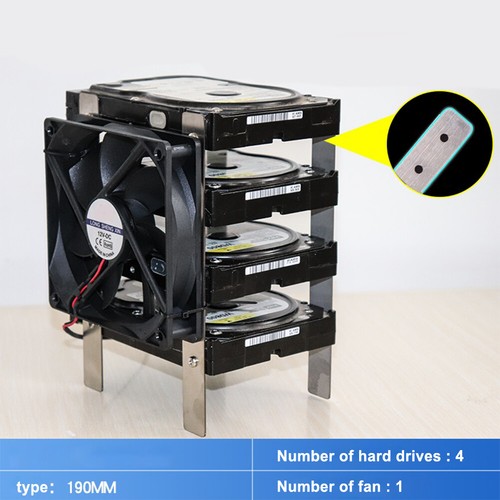 3.5-inch Desktop External Multi-layer Mechanical Hard Disk Rack Cage For Chia - Picture 13 of 14