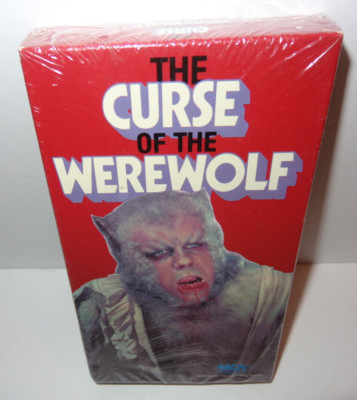 The Curse of the Werewolf (1961 film) 1987 BETAMAX Rare Horror Beta Tape Sealed