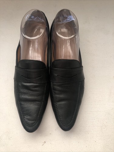 Eliot zed Black Soft Leather Pointy Loafer Flats Women's Size 39 - Picture 22 of 22