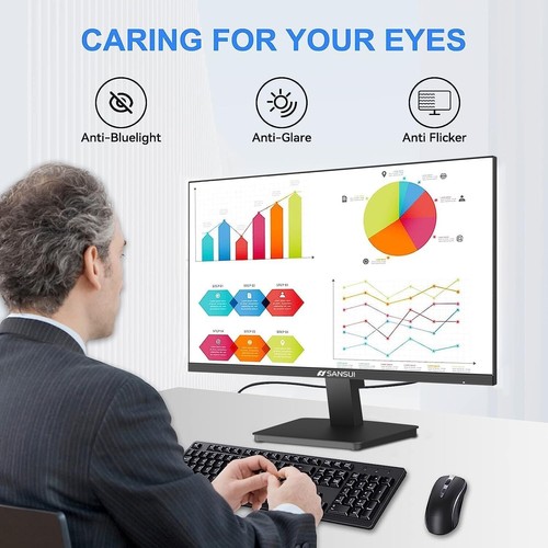 Lightweight 22-Inch FHD Monitor with Connectivity Options for Home Office Bliss - Picture 6 of 11