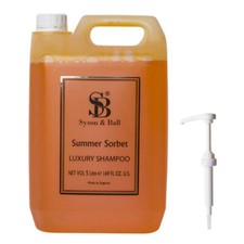 Shampoo Summer Sorbet Fragrance By Syson & Ball - 5L with Pelican Pump 4.59 per litre