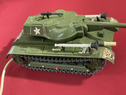 Jouet Ancien Char Tanque Militaire Lanza-Ventosas Clim T-206 Complet - Picture 8 of 20