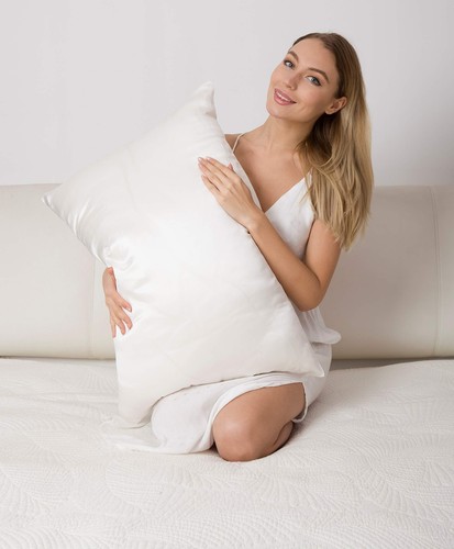 BlueHills 100% Pure Mulberry Natural Soft Both Sides Silk Pillowcase 1 Pack 6... - Picture 2 of 6