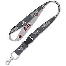 Chicago Bulls WinCraft Charcoal Buckle Lanyard