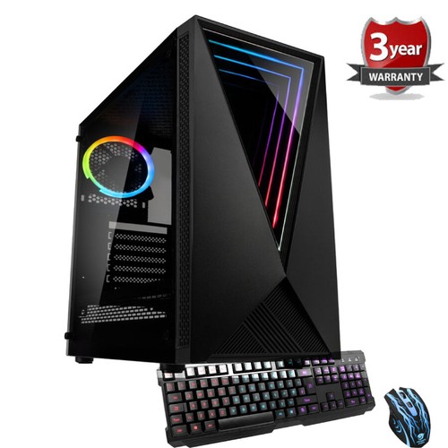 AMD Ryzen 5 5500 3.6GHz 6 core Gaming Pc Computer 27'' Screen, RTX 3050 8gb C454