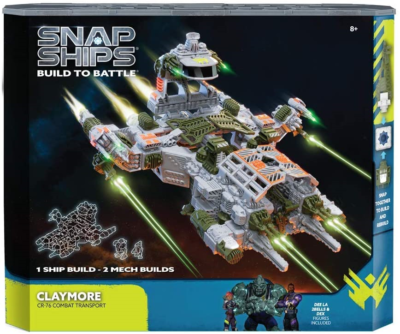 Snap Ships Forge Claymore CR-76 Combat Transport -- Build to