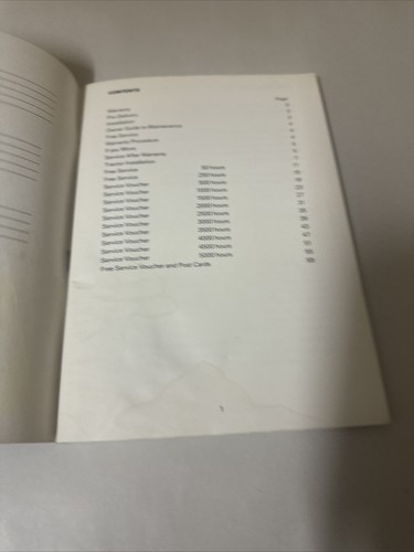 Massey Ferguson MF200 500 2000 Farm Tractor Installation & Service Book 1979 VGC - Picture 3 of 10