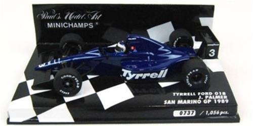 1:43 Minichamps Tyrrell Ford 018 J. Palmer 1989 400890003 Model - Picture 1 of 2