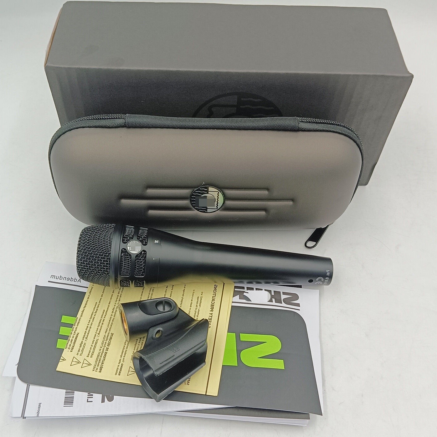 Black KSM8 Dualdyne Dynamic Handheld Vocal Microphone