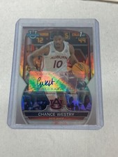 2022-23 Bowman University Chrome Chance Westry Refractor Auto  229/499 Rookie