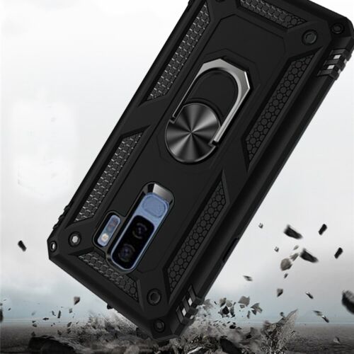 Für Samsung S9 Plus 6,2" Hülle Ring Magnet Ständer Schutzhülle Hybrid Cover - Bild 2 von 10