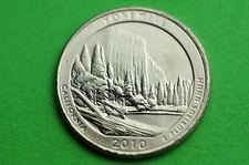 2010-D  BU  Mint State (YOSEMITE) US National Park Quarter