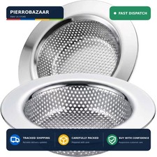 Kitchen Sink Strainer 4.5in Stainless Steel Drain Basket 2 Pack