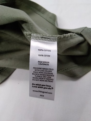 Life is Good Women S/S Crusher Tee Pumpkin Spice Season Green XX-Large 147058- B - Picture 10 of 11