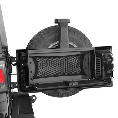 Rear Interior Tailgate Storage Lock Box Carrier For 2015-2018 Jeep Wrangler JK